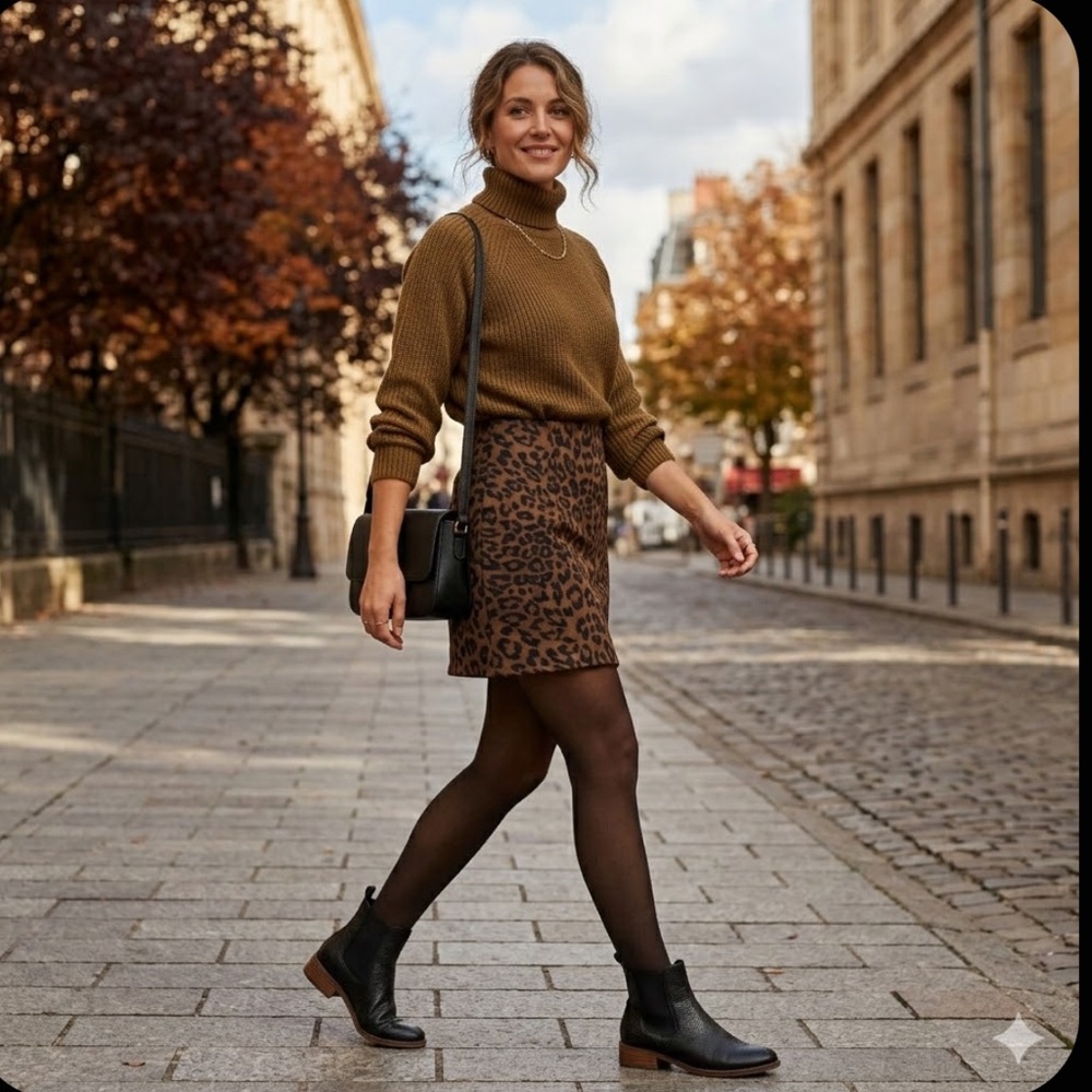 Olive Turtleneck Sweater